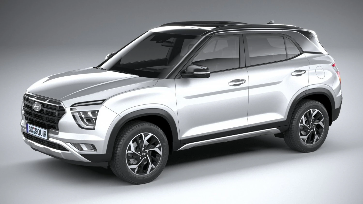 Hyundai Creta 2021 3D Model .c4d .max .obj .3ds .fbx .stl .blend