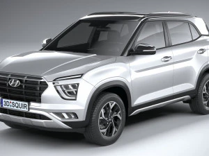 Hyundai Creta 2021 3D Model