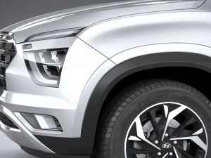 Hyundai Creta 2021 3D Model