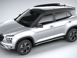 Hyundai Creta 2021 3D Model