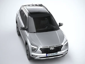 Hyundai Creta 2021 3D Model