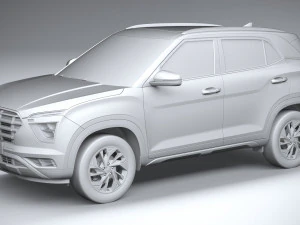 Hyundai Creta 2021 3D Model