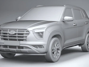 Hyundai Creta 2021 3D Model