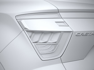 Hyundai Creta 2021 3D Model