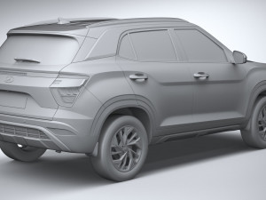 Hyundai Creta 2021 3D Model