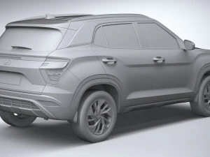 Hyundai Creta 2021 3D Model
