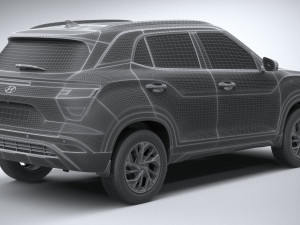 Hyundai Creta 2021 3D Model