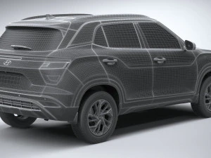 Hyundai Creta 2021 3D Model