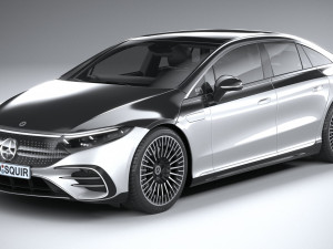 Mercedes-Benz EQS AMG 2021 3D मॉडल