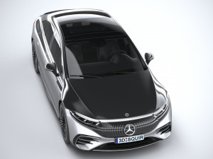 Mercedes-Benz EQS AMG 2021 3D मॉडल