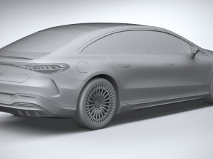 Mercedes-Benz EQS AMG 2021 3D मॉडल
