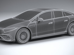 Mercedes-Benz EQS AMG 2021 3D मॉडल