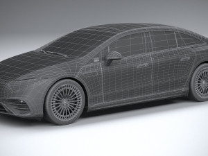 Mercedes-Benz EQS AMG 2021 3D मॉडल