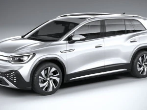 Volkswagen ID6 Crozz 2022 3D Model