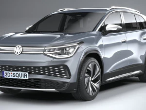 Volkswagen ID6 X 2022 3D Model