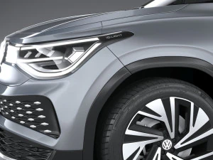Volkswagen ID6 X 2022 3D Model