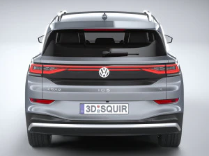 Volkswagen ID6 X 2022 3D Model