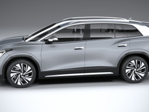 Volkswagen ID6 X 2022 3D 모델