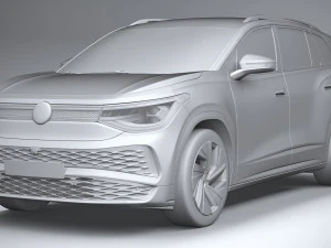 Volkswagen ID6 X 2022 3D Model