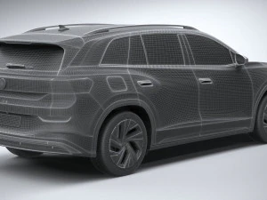 Volkswagen ID6 X 2022 3D Model