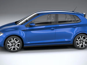 Volkswagen Polo 2022 3D Model