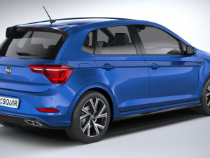 Volkswagen Polo 2022 3D Model