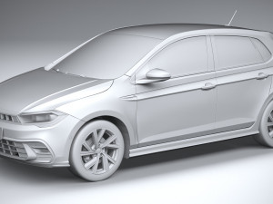 Volkswagen Polo 2022 3D Model