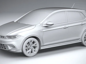 Volkswagen Polo 2022 3D Model