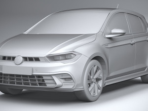 Volkswagen Polo 2022 3D Model