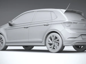 Volkswagen Polo 2022 3D Model