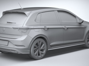 Volkswagen Polo 2022 3D Model