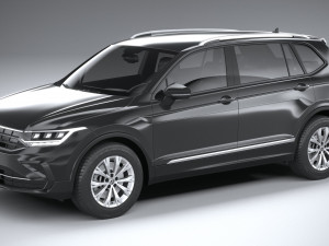 Volkswagen Tiguan Allspace 2022 3Dモデル