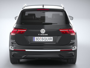 Volkswagen Tiguan Allspace 2022 3D मॉडल