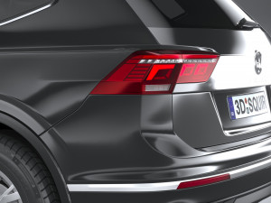 Volkswagen Tiguan Allspace 2022 3D मॉडल