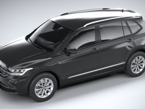 Volkswagen Tiguan Allspace 2022 3D मॉडल