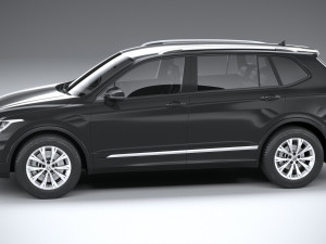 Volkswagen Tiguan Allspace 2022 3D मॉडल