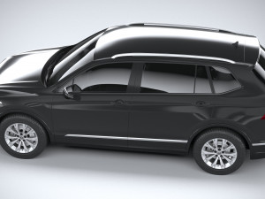 Volkswagen Tiguan Allspace 2022 3D मॉडल
