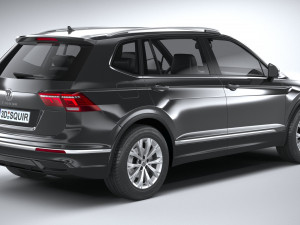 Volkswagen Tiguan Allspace 2022 3D मॉडल