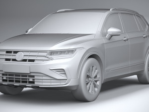 Volkswagen Tiguan Allspace 2022 3D मॉडल