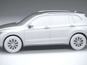 Volkswagen Tiguan Allspace 2022 3D मॉडल