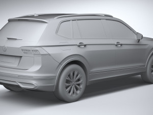 Volkswagen Tiguan Allspace 2022 3D मॉडल