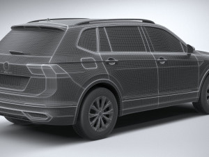Volkswagen Tiguan Allspace 2022 3D मॉडल