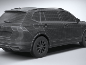 Volkswagen Tiguan Allspace 2022 3D मॉडल