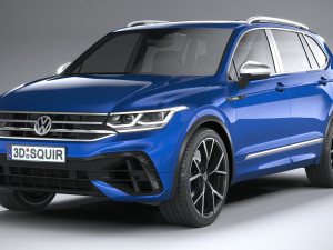 Volkswagen Tiguan R Allspace 2022 3D Model