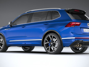Volkswagen Tiguan R Allspace 2022 3D Model