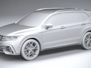 Volkswagen Tiguan R Allspace 2022 3D Model
