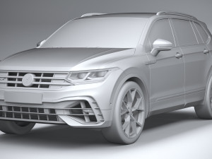 Volkswagen Tiguan R Allspace 2022 3D Model