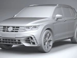 Volkswagen Tiguan R Allspace 2022 3D Model