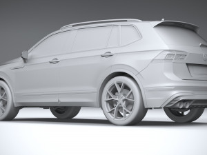 Volkswagen Tiguan R Allspace 2022 3D Model