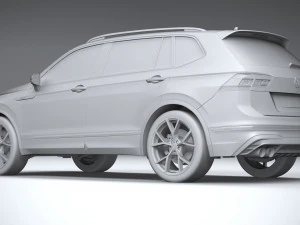 Volkswagen Tiguan R Allspace 2022 3D Model